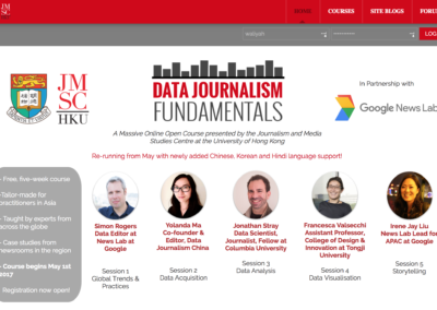 Data Journalism Fundamentals MOOC 2017